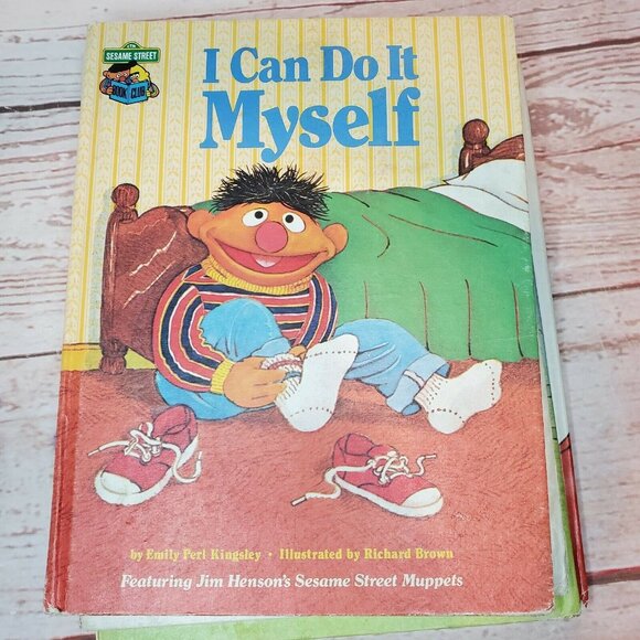 Sesame Street Book Club Lot of 4 Vintage Ernie & Bert Stories - Picture 9 of 11